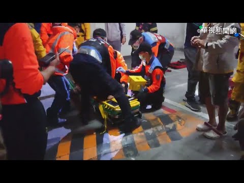 轎車停車從1樓摔落B3 駕駛驚險獲救