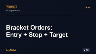 Bracket Orders: Entry + Stop in One Package