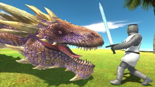 Dragon attack on Humans - Animal Revolt Battle Simulator