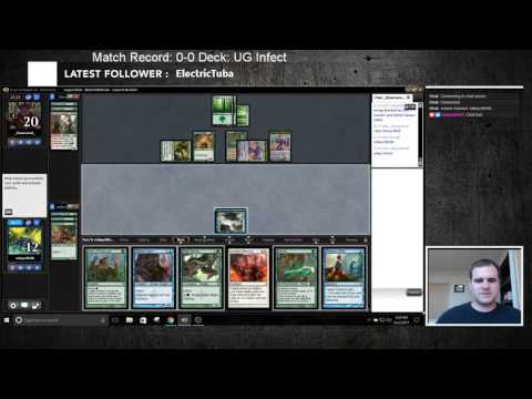 Paupular Decks Ep. 36 R1 UG Infect vs. Stompy (Stream Replay)
