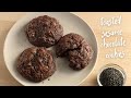Chocolate Cookies With Toasted Black Sesame