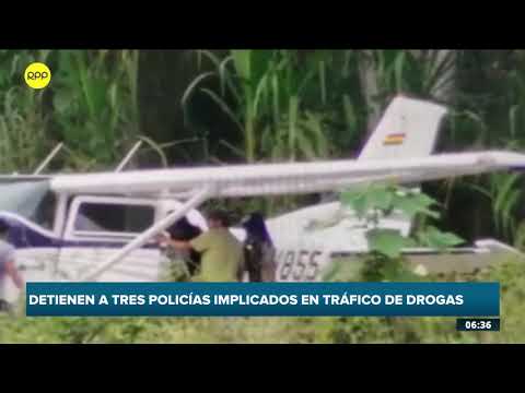 Detienen a tres policías implicados en tráfico de drogas