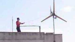 preview picture of video 'Soleto wind turbine with car's alternator'