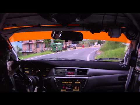 CameraCar Rally Città di Torino 2012 Castegnaro - Passone Mitsubishi Lancer Evo IX
