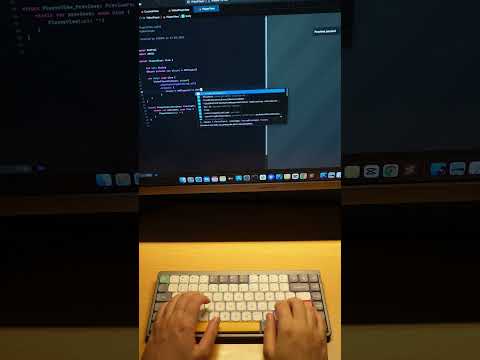 ASMR Programming - Video Player - SwiftUI - No Talking #shorts #swiftui