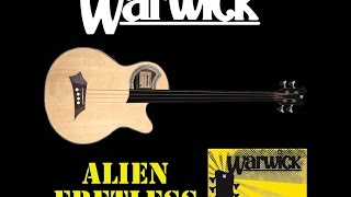 Video thumbnail for Warwick Alien Fretless Bass Test 5 strings - original tune by Michele della Malva