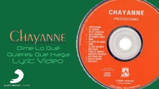 Chayanne - Dime Lo Que Quieres Que Haga (Lyric Video)
