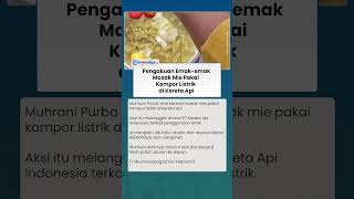 PENGAKUAN EMAK-EMAK Masak Mie Pakai Kompor Listrik di Kereta, Janji Patuhi Aturan