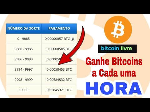 Bitcoins Grátis a cada uma Hora - Como Ganhar Bitcoins 2018 - FREEBITCOIN