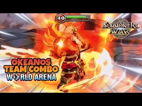 Okeanos Team Combo in World Arena Ep. 6 - Summoners War