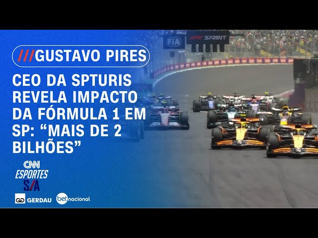 CEO da SPTuris revela impacto da Fórmula 1 em SP: “Mais de 2 bilhões” | CNN ESPORTES S/A