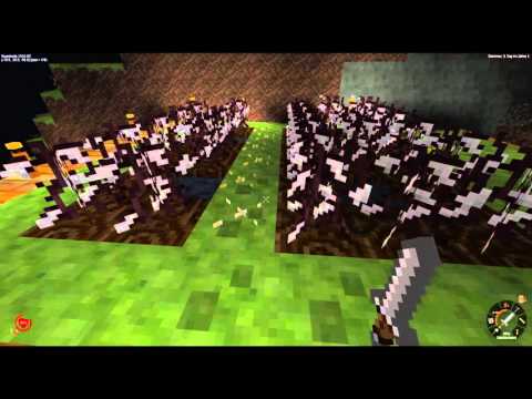 Ich spiele: Voxelands #44 - Die menschliche Evolution am Ende? Weinberg & Raumfahreranzug