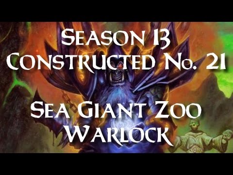Hearthstone: Sea Giant Zoo Warlock - Greedy Decisions [Season 13 Getting Legend #21]