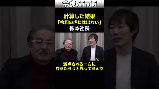 色々計算した結果 #令和の虎 #株本社長 #岩井社長 #shorts