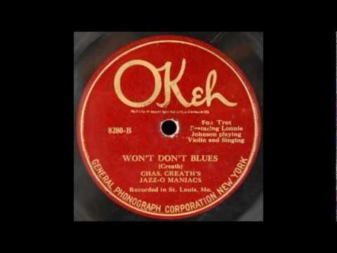 Won't Don't Blues (Chas. Creath's Jazz-o-Maniacs)