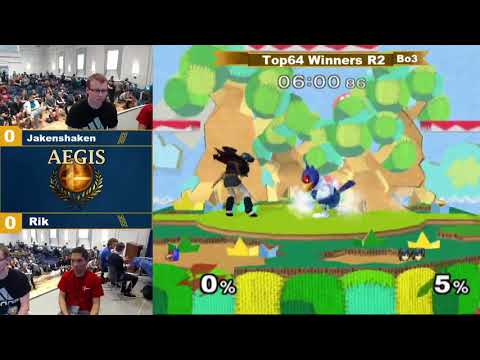 Aegis Top 64 - Rik (Falco) vs Jakenshaken (Marth)