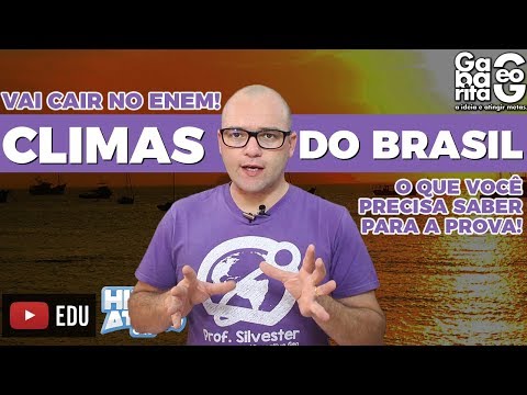 Vai Cair no Enem | RESUMO DE CLIMAS DO BRASIL | Geografia do Brasil