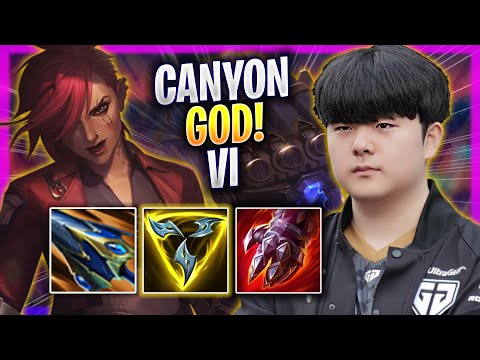 CANYON IS A GOD WITH VI! - GEN Canyon Plays Vi JUNGLE vs Viego! | Season 2024