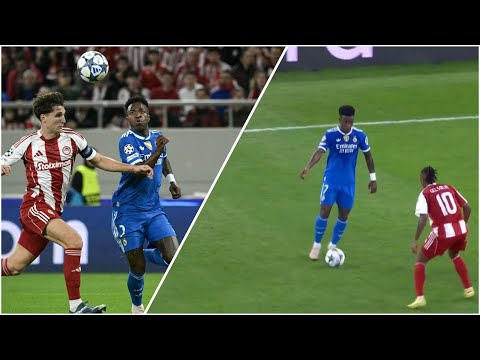 vinicius jr vs olympiacos (11/26/2024/25) Ucl group round 