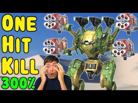 ONE HIT KILL 300% Damage VORTEX TYPHON Compilation War Robots Gameplay WR