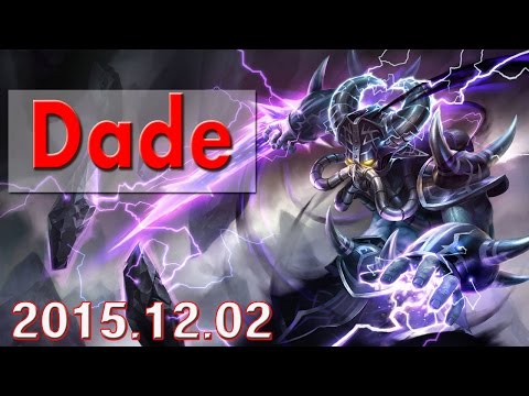 [LOL] Dade Kasadin in KOR Highlight. 2015.12.03 Team M3