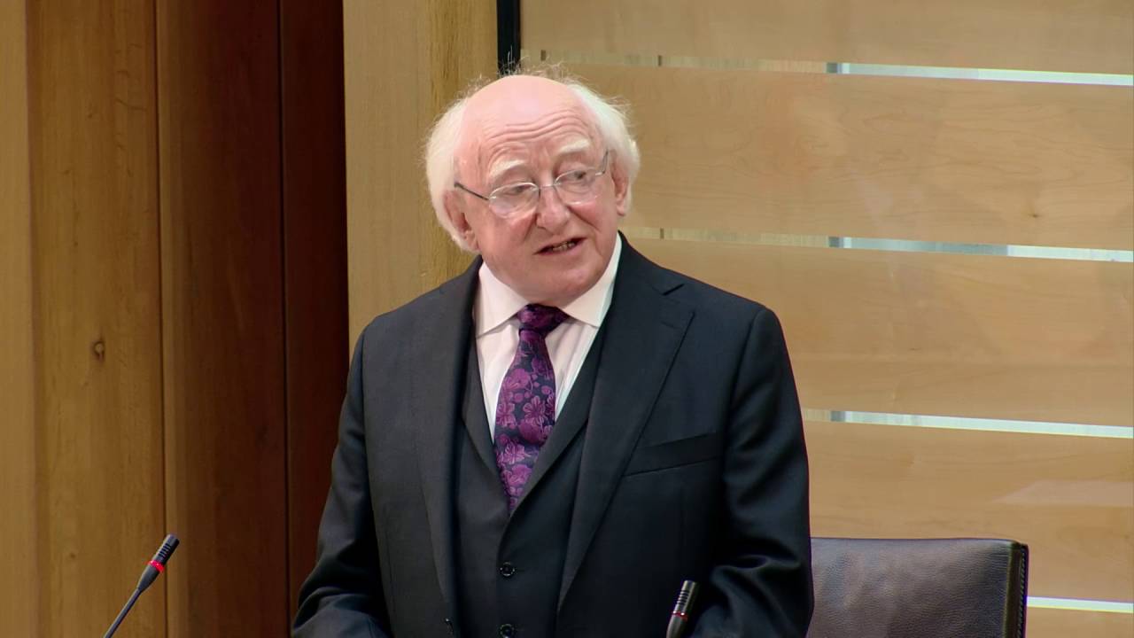 Visit of Michael D. Higgins, President of Ireland - Scottish Parliament: 29th June 2016