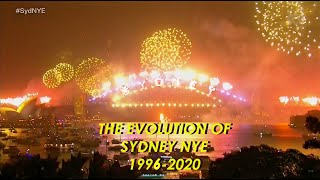 Sydney NYE Fireworks THE EVOLUTION - 1996 - 2020