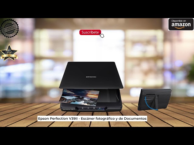 Vídeo relacionado con Epson Perfection V39II - Escáner fotográfico y de Documentos (resolución óptica de escáner de 4800 PPP, A4, USB), Color Negro