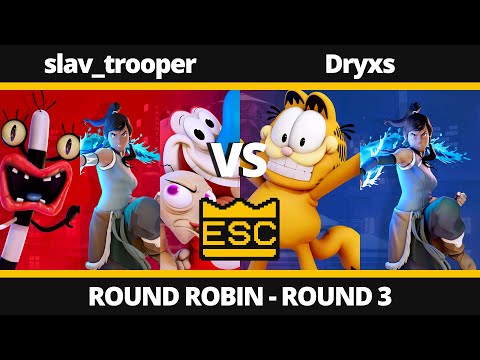 NASB @ ESC 9 - Round 3 - slav_trooper (Oblina, Korra, Ren & Stimpy) Vs. Dryxs (Garfield, Korra)