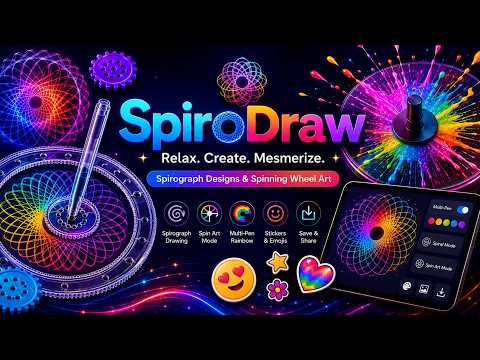 SpiroDraw: Spin Art & Spiro