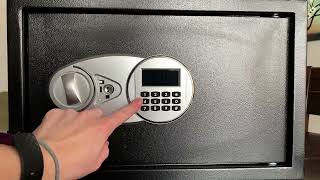 Amazon Basics Steel Security Safe with Programmable Electronic Keypad #safe #amazonfinds #amazonhome