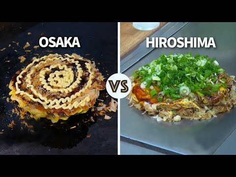 Osaka vs Hiroshima Okonomiyaki | Which one is better? ★ ONLY in JAPAN