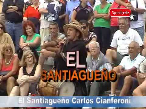 EL SANTIAGUEÑO CARLOS CIANFERONI ( LA RAMBLA 2011 )