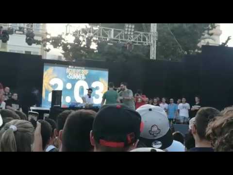 Batalla de gallos Blon vs Navalha y PASA ESTO...