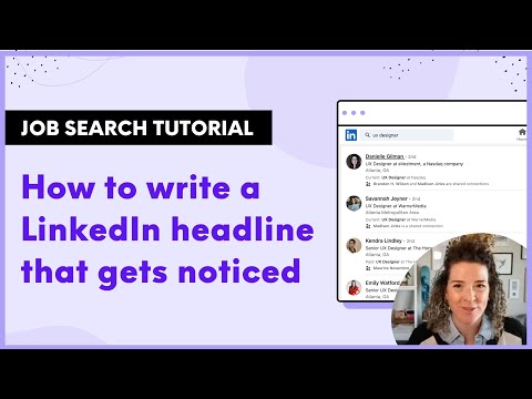 How to write an effective LinkedIn profile headline - YouTube