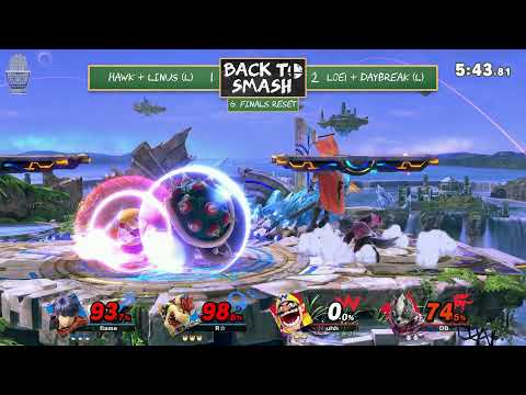 Back to Smash dGF Set 2: Hawk + Linus (Ike/Bowser) vs LOE1 + Daybreak (Wario/Wolf)