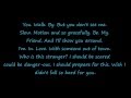 Someone Out Of Town Lyrics