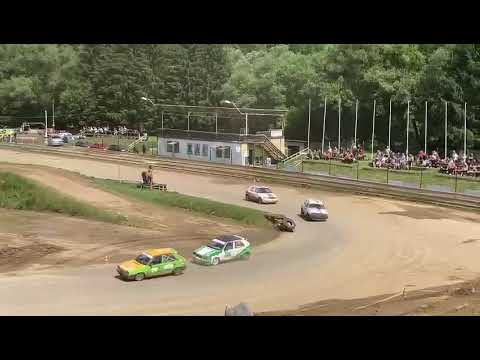 HobbyRallycross Sedlčany 3.7.2021 Škoda Cup 3. rozjížďka + bouda