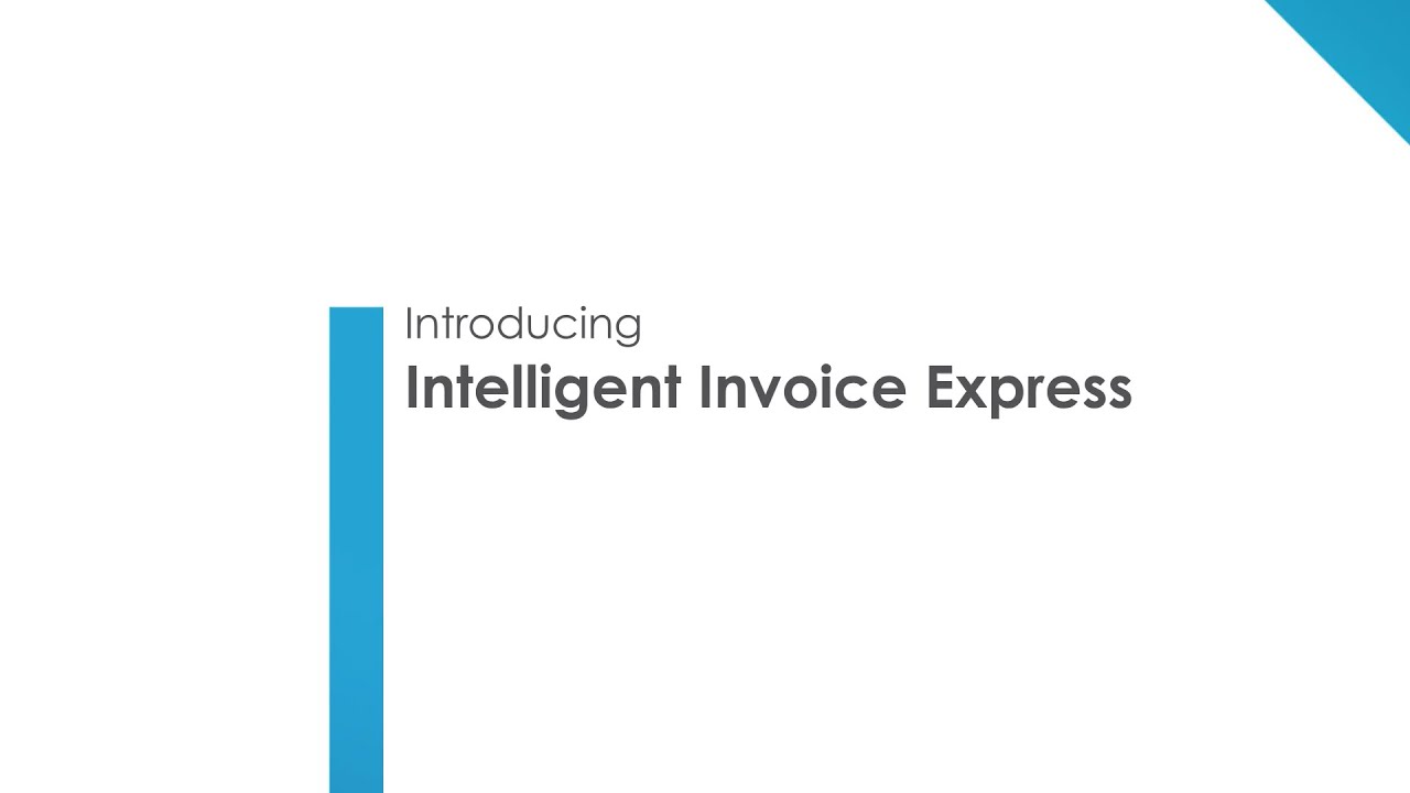 Intelligent Invoice Express - excelerateds2p