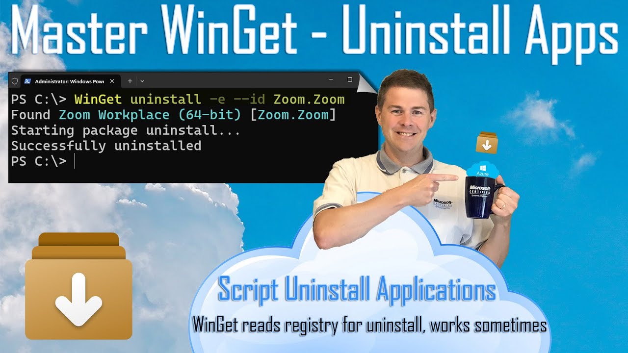 Master WinGet - Uninstall Apps (6/9)