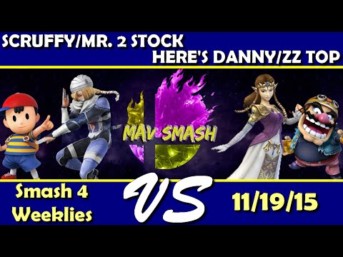 S@M 1 | Scruffy/Mr2Stock Vs HeresDanny/ZZTop - Smash 4