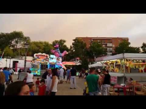 Recinto ferial de Navalcarnero ( Madrid ). fiestas de Septiembre 2014.
