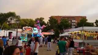 preview picture of video 'Recinto ferial de Navalcarnero ( Madrid ). fiestas de Septiembre 2014.'