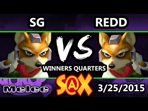 S@X - VGBC | Redd (Fox) Vs. SG (Fox) SSBM Winners Quarters - Smash Melee