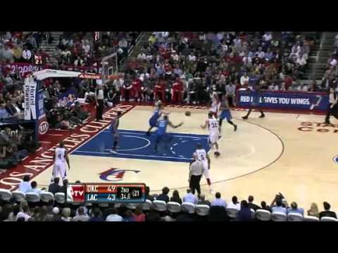 Oklahoma City vs L.A. Clippers NBA Highlights 04/16/2012