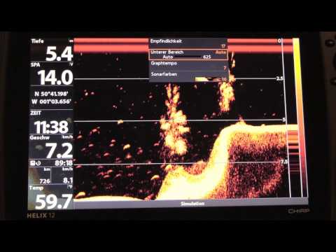 Humminbird HELIX menue part 1