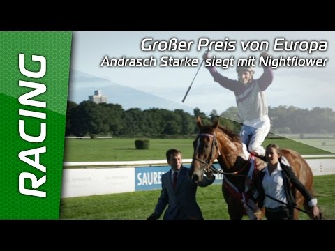 Andrasch Starke triumphiert mit Nightflower in Köln.