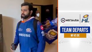 Team Departure MI vs DC | टीम प्रस्थान एमआई बनाम डीसी | IPL 2021