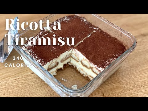 Light Tiramisu - Ricotta Tiramisu Recipe without Mascarpone