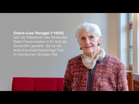 Claire-Lise Renggli-Bonsack, Berner Grossrätin PRR von 1974 bis 1988